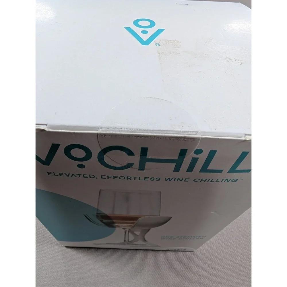 VoChill One Stemmed Wine Chiller Quartz NEW in Box VC-ST-OO-QTZ-1 Wine Cooler